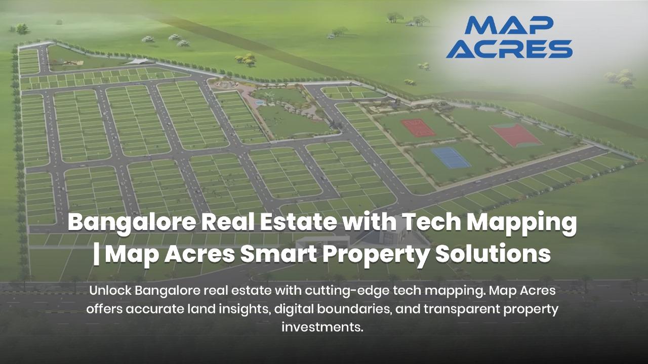 Professional demonstrating Bangalore real estate tech mapping technology with precise smart property visualization