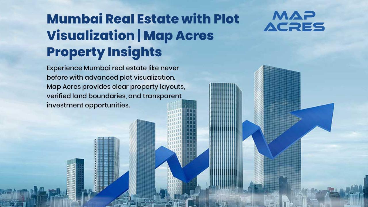 Professional demonstrating Mumbai real estate plot visualization technology with precise property mapping