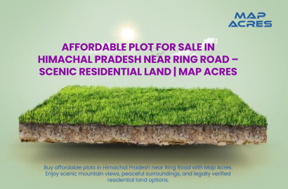 Plot for Sale in Himachal Pradesh Near Ring Road Premium Mountain Investment | Map Acres