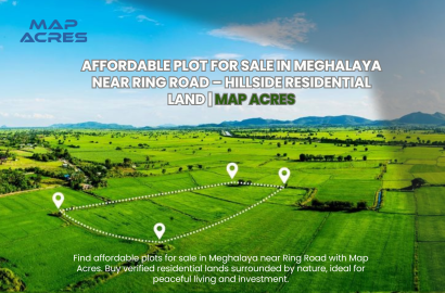 Plot for Sale in Meghalaya Near Ring Road Premium Hillside Investment | Map Acres
