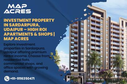 Investment Property Sardarpura Premium ROI Apartments Shops Udaipur Opportunities