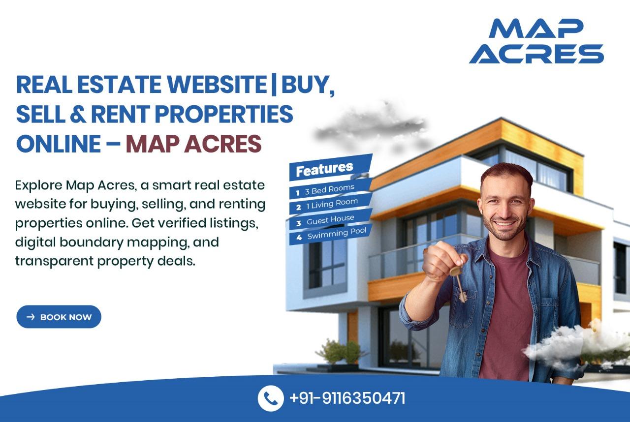 Professional demonstrating real estate website platform with verified property listings and digital mapping